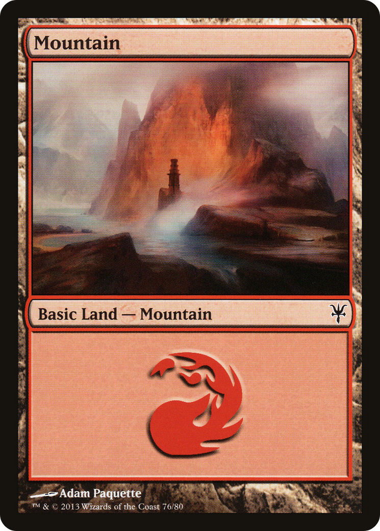 Mountain (DDK-076) [Duel Decks: Sorin vs. Tibalt]