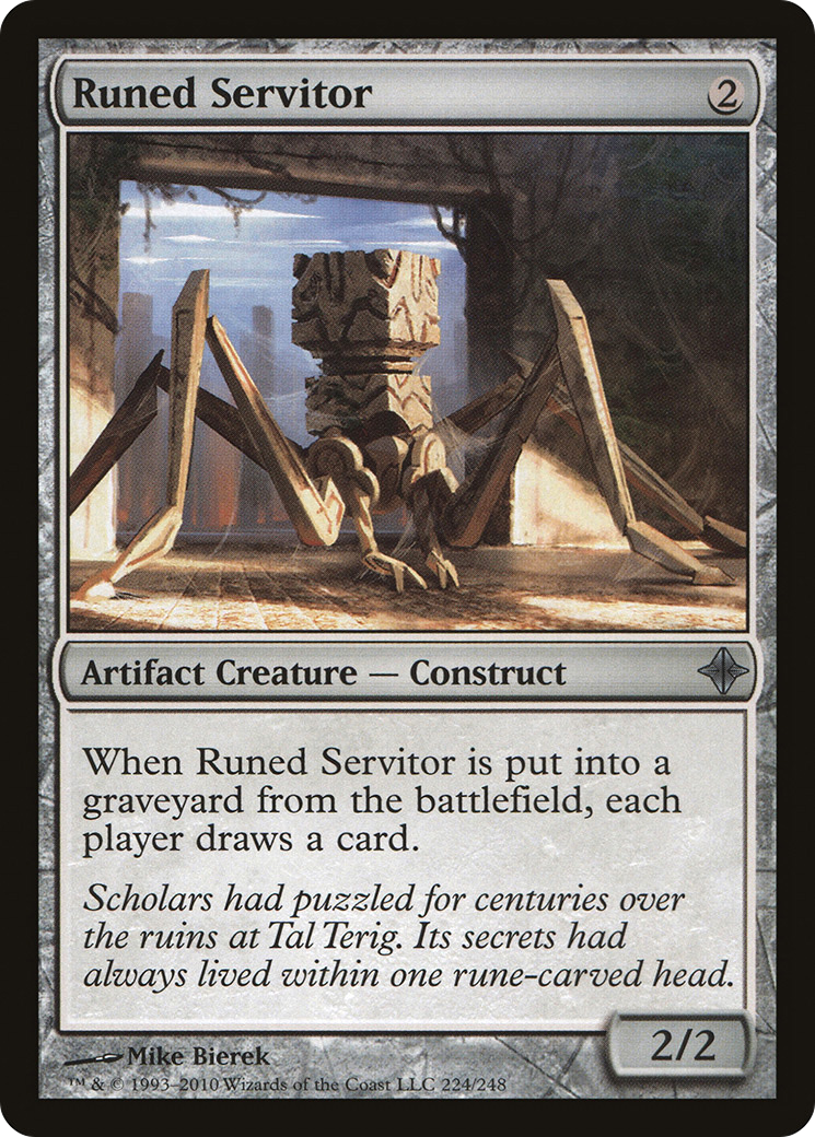 Runed Servitor (ROE-224) [Rise of the Eldrazi] Foil
