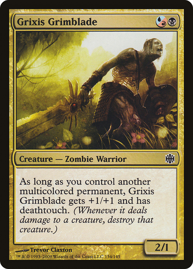 Grixis Grimblade (ARB-134) [Alara Reborn] Foil