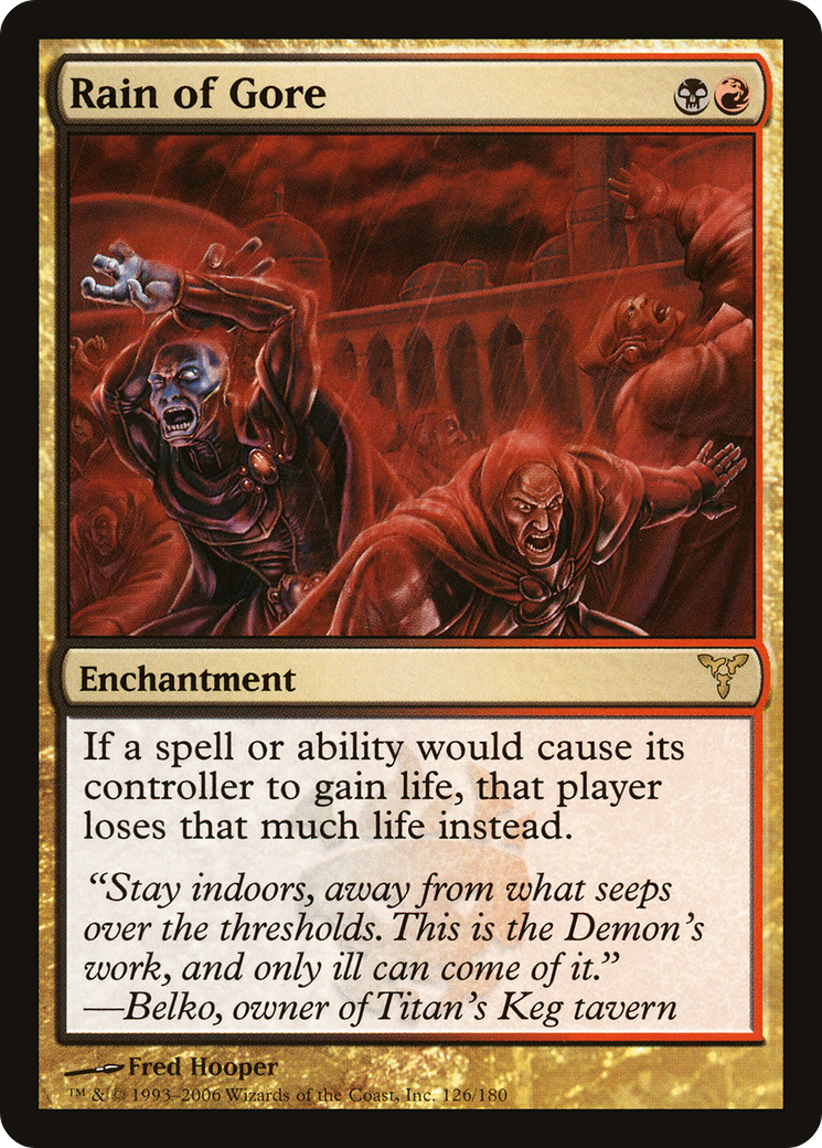 Rain of Gore (DIS-126) [Dissension] Foil