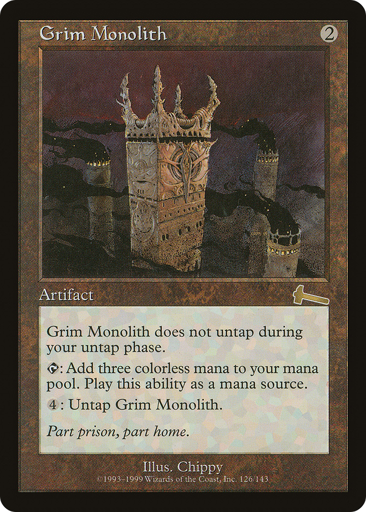 Grim Monolith (ULG-126) [Urza's Legacy] Foil
