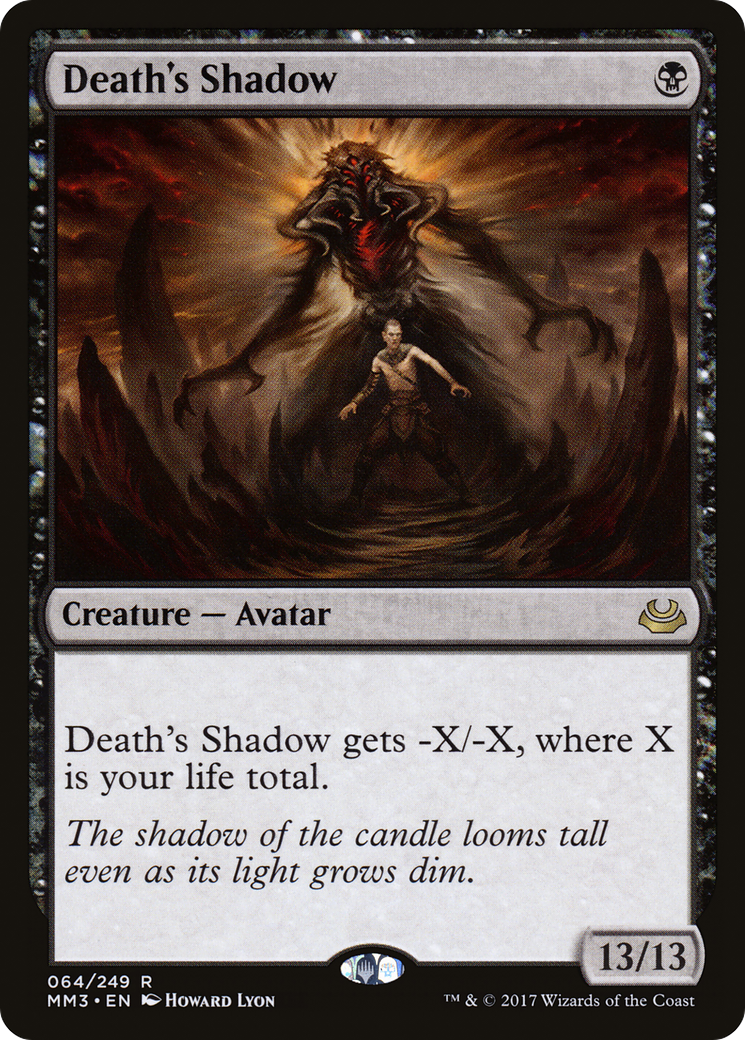 Death's Shadow (MM3-064) [Modern Masters 2017] Foil