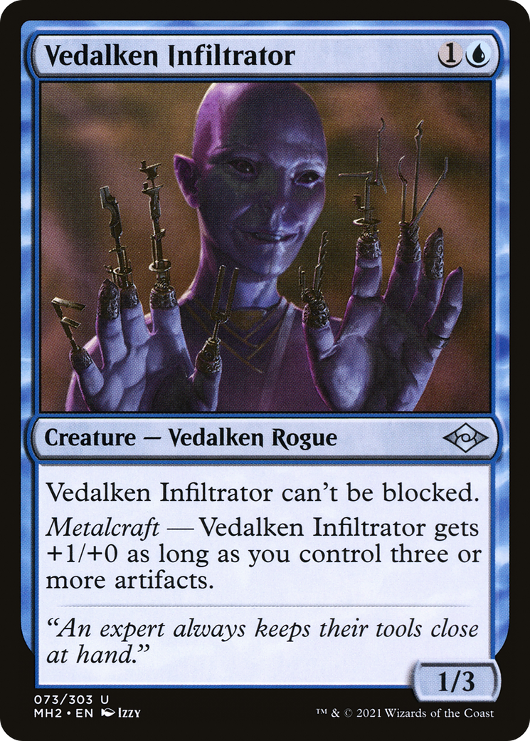 Vedalken Infiltrator (MH2-073) [Modern Horizons 2] Foil