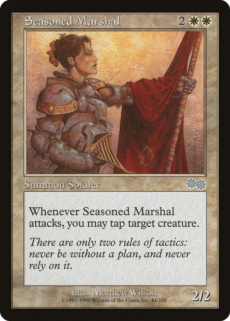 Seasoned Marshal (USG-044) [Urza's Saga]