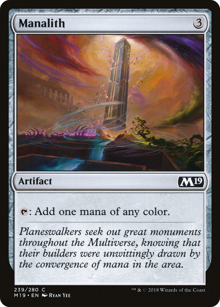 Manalith (M19-239) [Core Set 2019] Foil