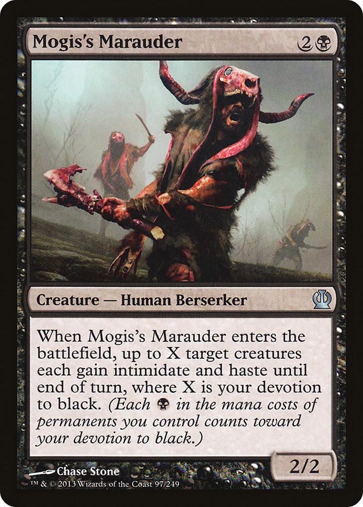 Mogis's Marauder (THS-097) [Theros] Foil