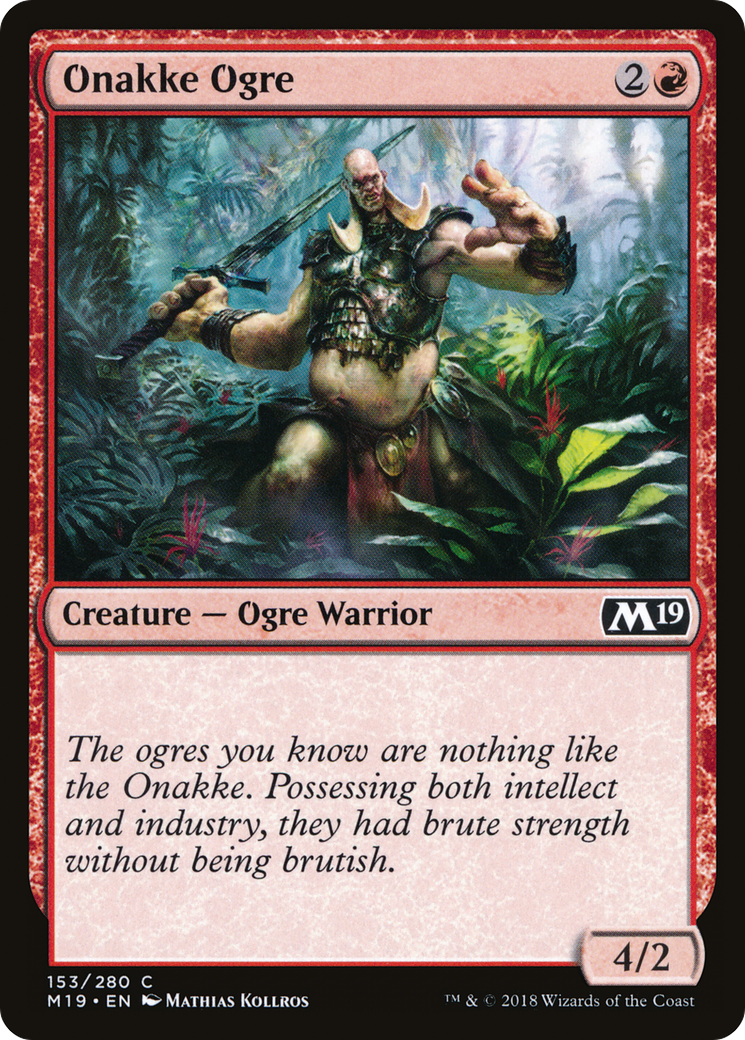 Onakke Ogre (M19-153) [Core Set 2019]