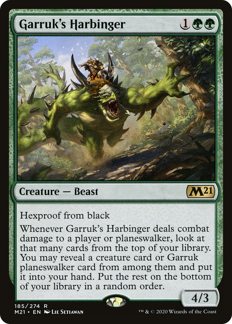 Garruk's Harbinger (M21-185) [Core Set 2021]