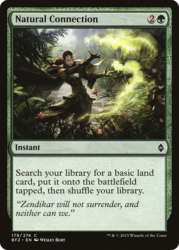 Natural Connection (BFZ-179) [Battle for Zendikar]