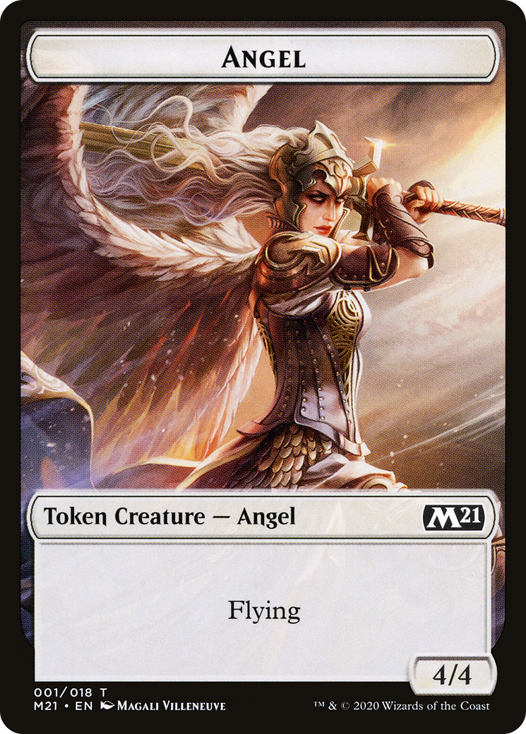 Angel (TM21-001) [Core Set 2021 Tokens] Foil
