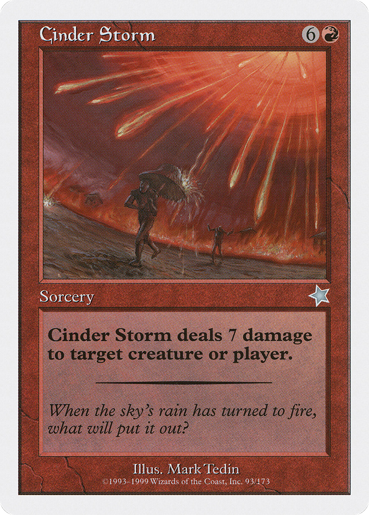 Cinder Storm (S99-093) [Starter 1999]
