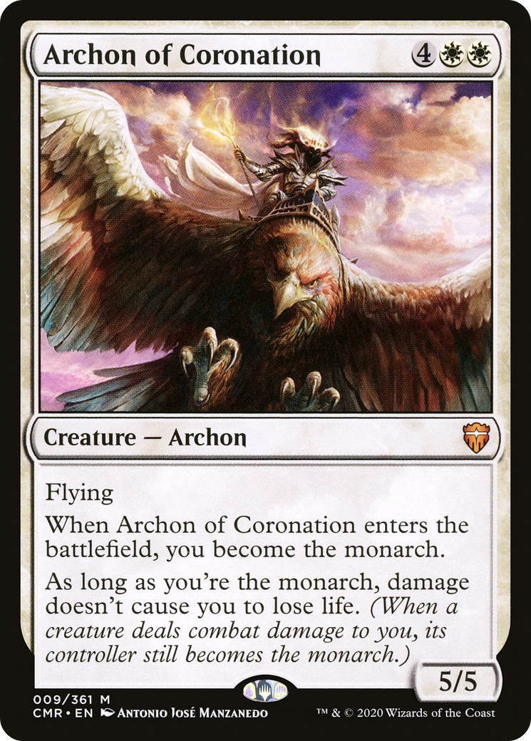 Archon of Coronation (CMR-009) [Commander Legends]