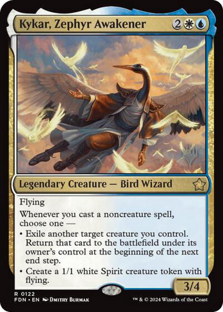 Kykar, Zephyr Awakener (PPDFT-122) [Promo Pack: Foundations Promos]