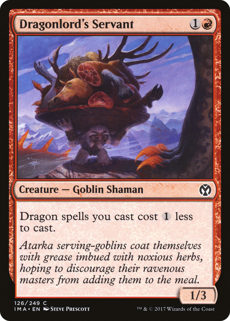 Dragonlord's Servant (IMA-126) [Iconic Masters] Foil