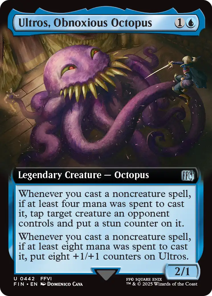Ultros, Obnoxious Octopus (Extended Art) (FIN-442) [FINAL FANTASY] Foil