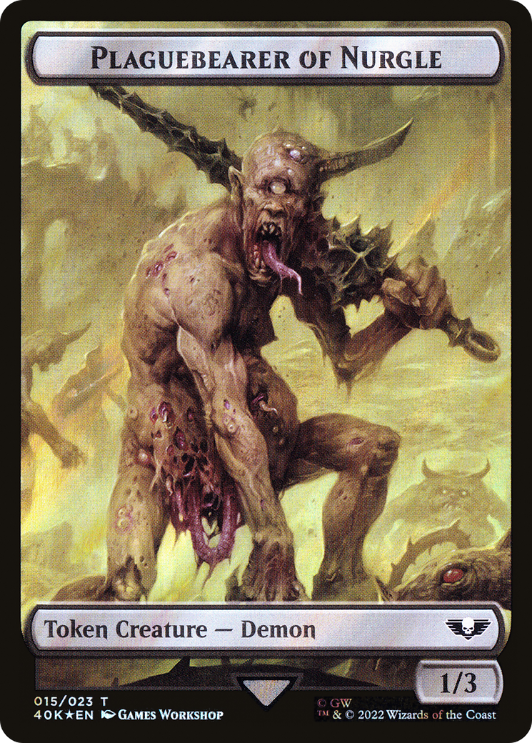 Plaguebearer of Nurgle (T40K-15★) [Warhammer 40,000 Tokens] Foil