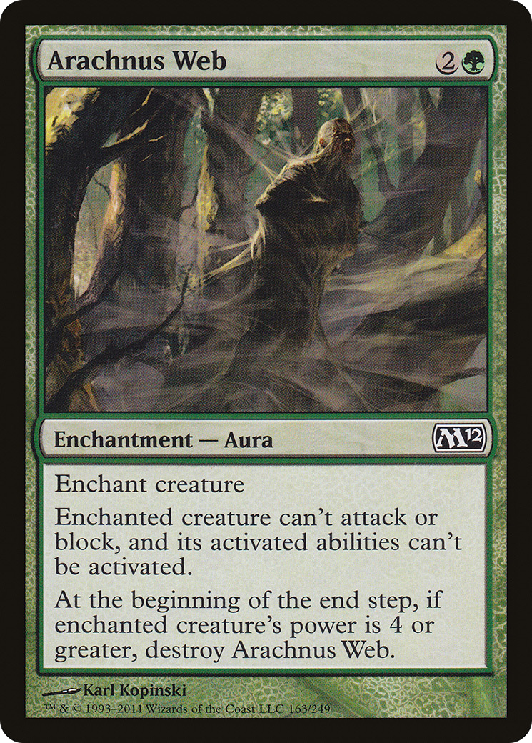 Arachnus Web (M12-163) [Magic 2012]