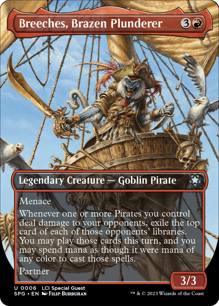 Breeches, Brazen Plunderer (Borderless) (SPG-006) [Special Guests]