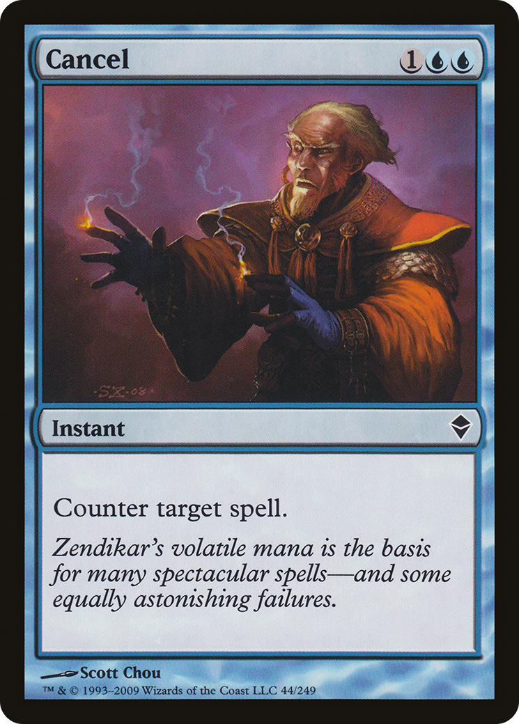 Cancel (ZEN-044) [Zendikar] Foil