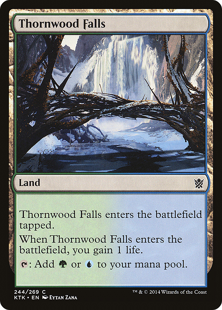 Thornwood Falls (KTK-244) [Khans of Tarkir] Foil