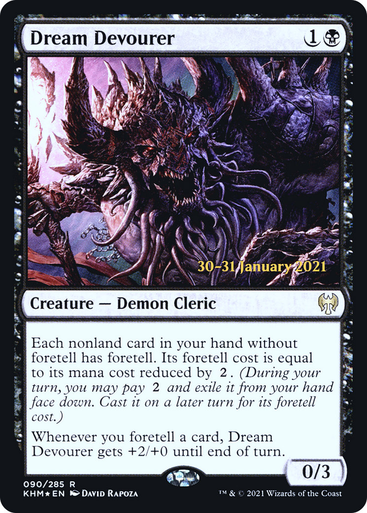 Dream Devourer (PRE-90S) [Kaldheim Promos] Foil