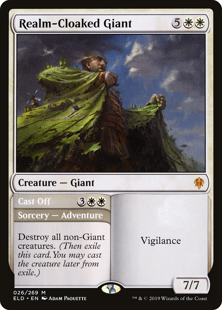 Realm-Cloaked Giant (ELD-026) [Throne of Eldraine] Foil