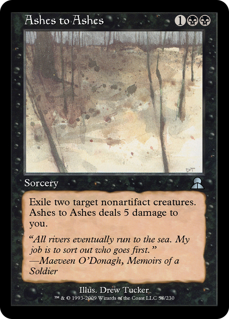 Ashes to Ashes (ME3-058) [Masters Edition III]