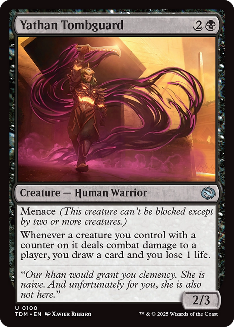 Yathan Tombguard (TDM-100) [Tarkir: Dragonstorm] Foil