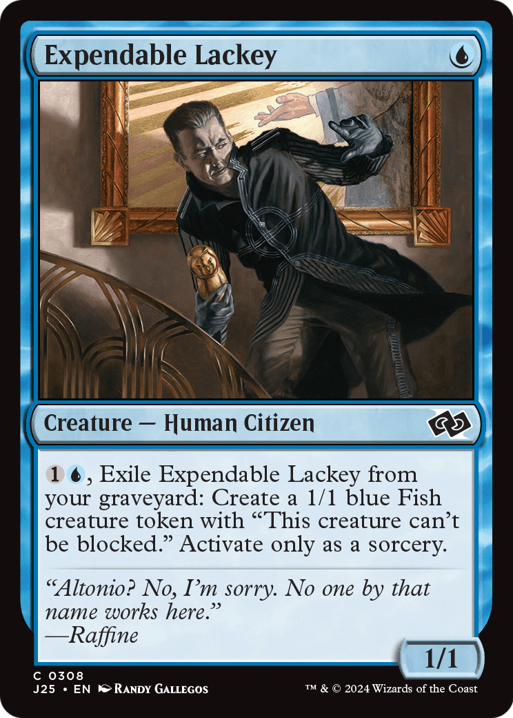 Expendable Lackey (J25-308) [Foundations Jumpstart]