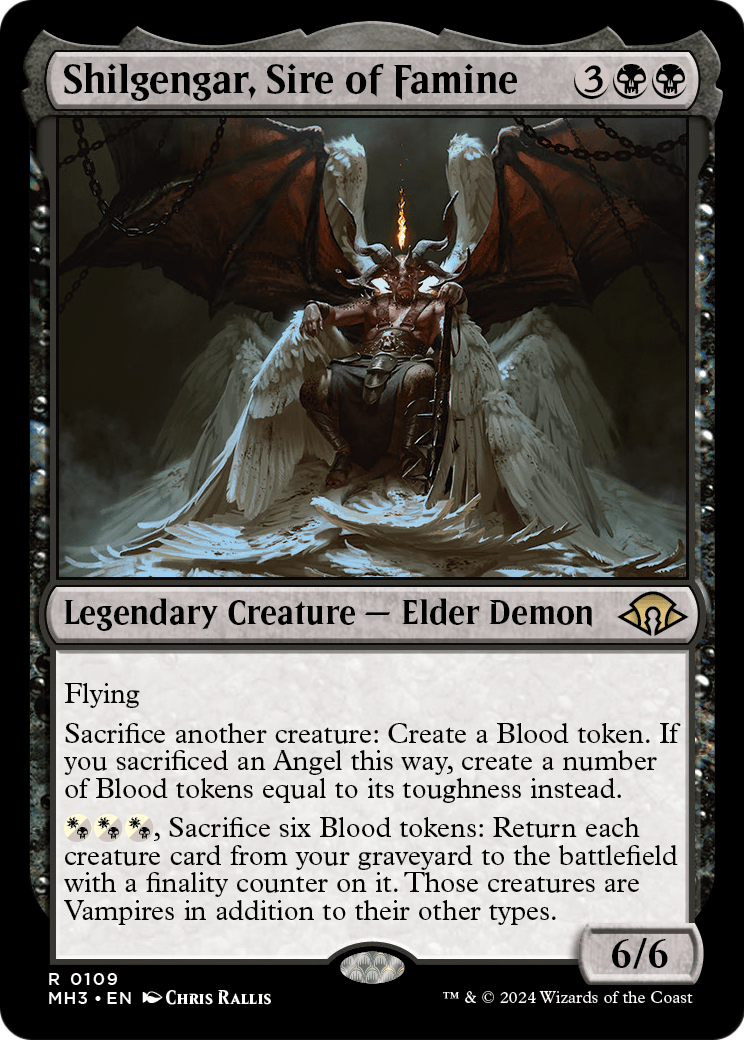 Shilgengar, Sire of Famine (MH3-109) [Modern Horizons 3] Foil