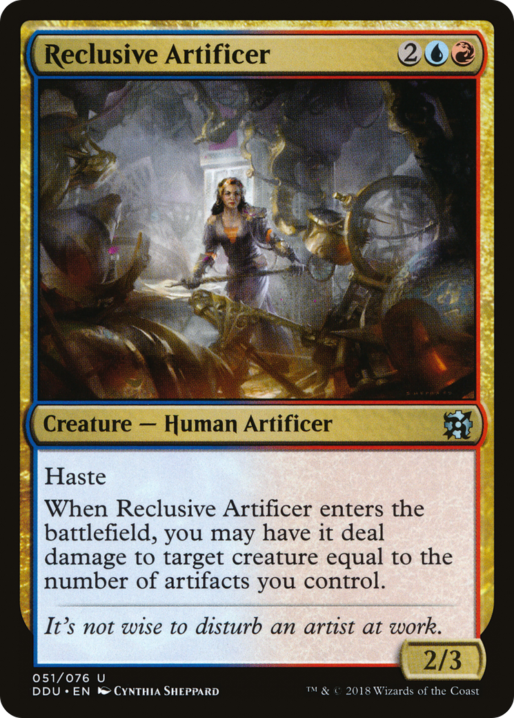 Reclusive Artificer (DDU-051) [Duel Decks: Elves vs. Inventors]