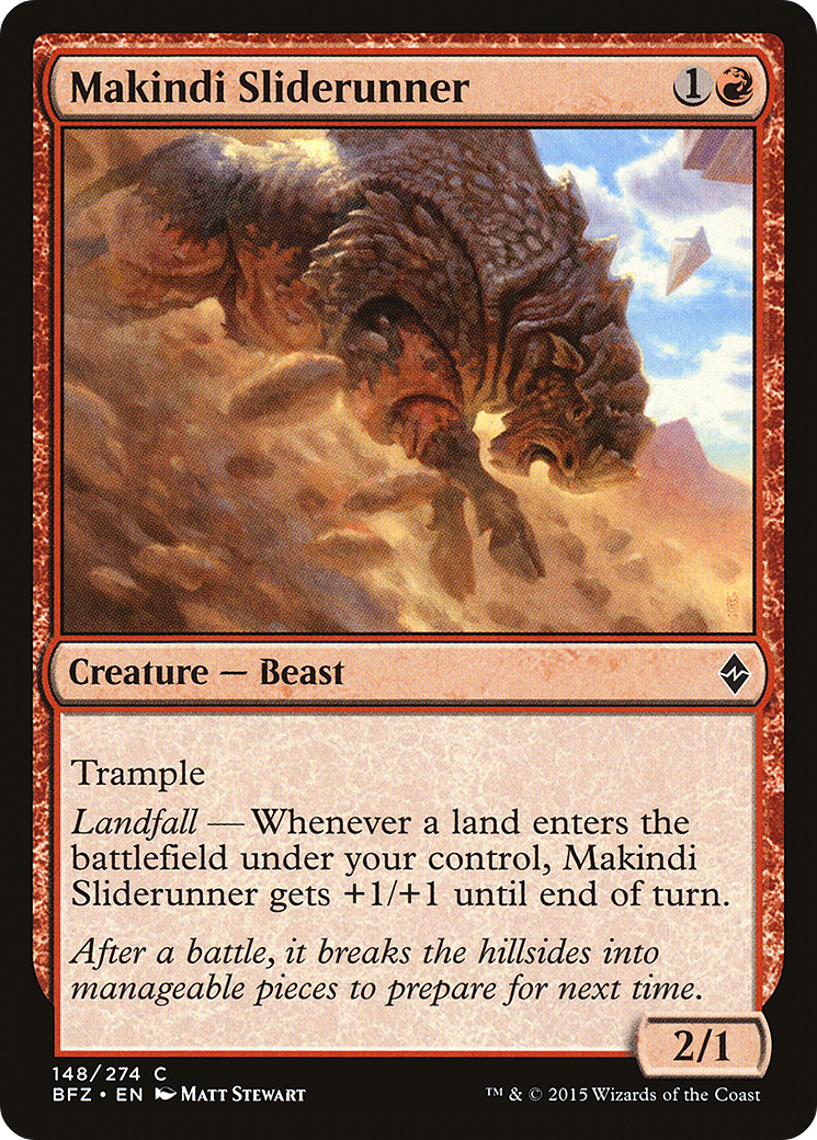 Makindi Sliderunner (BFZ-148) [Battle for Zendikar] Foil