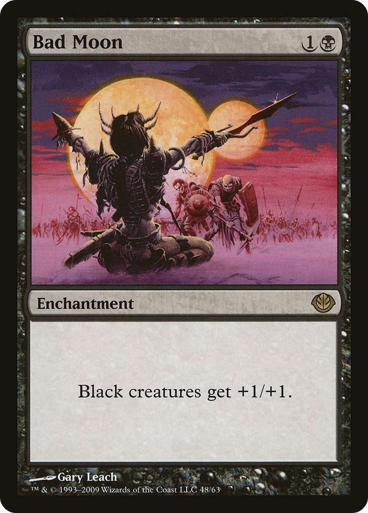Bad Moon (DDD-048) [Duel Decks: Garruk vs. Liliana]
