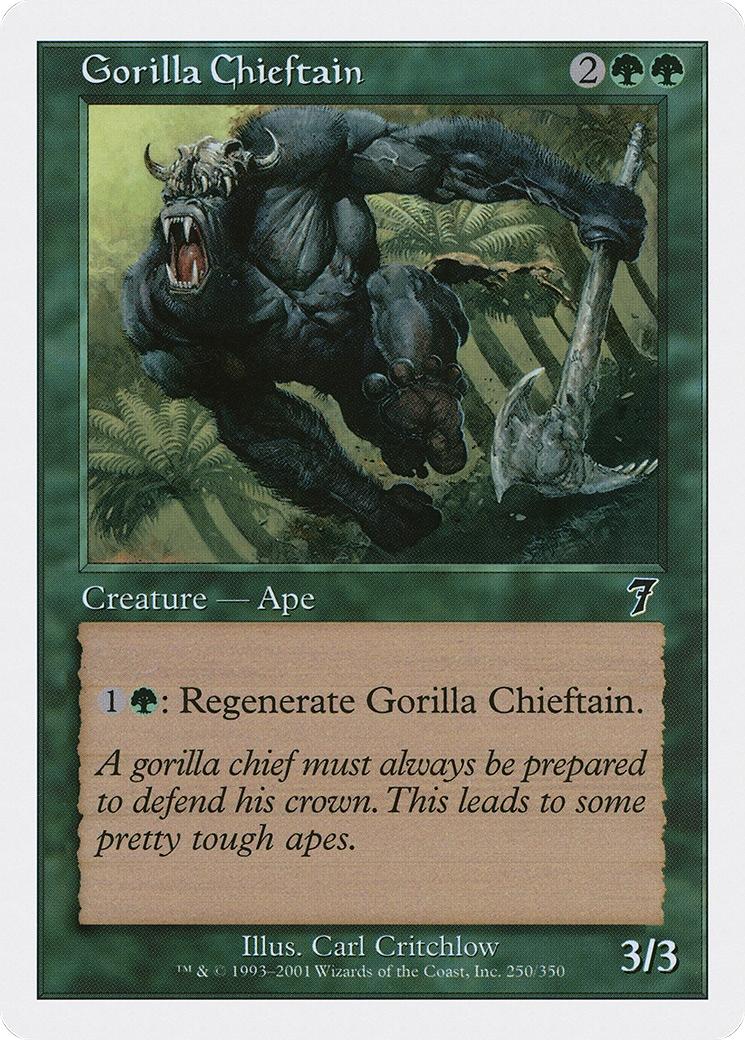 Gorilla Chieftain (7ED-250) [7th Edition] Foil