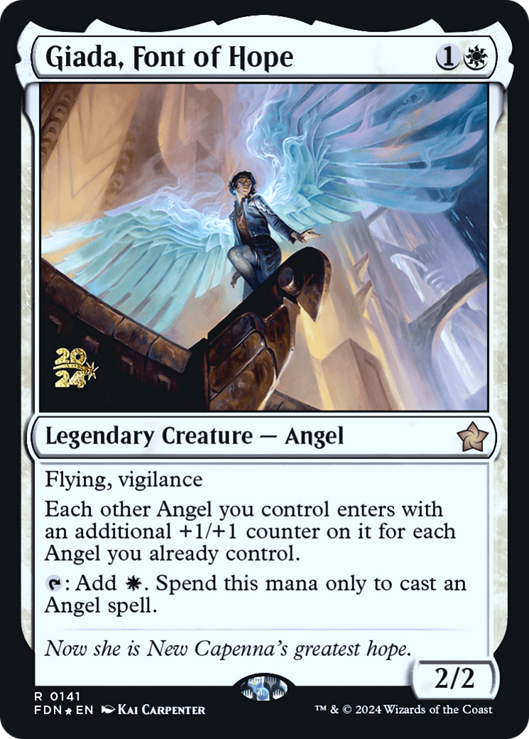 Giada, Font of Hope (FDN) (PRE-141) [Foundations Promos] Foil
