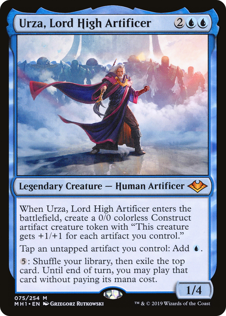 Urza, Lord High Artificer (MH1-075) [Modern Horizons]