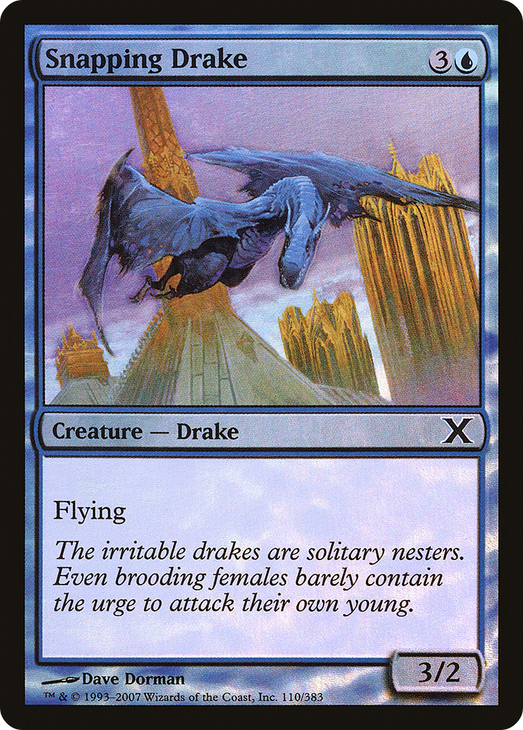 Snapping Drake (10E-110★) [Tenth Edition] Foil