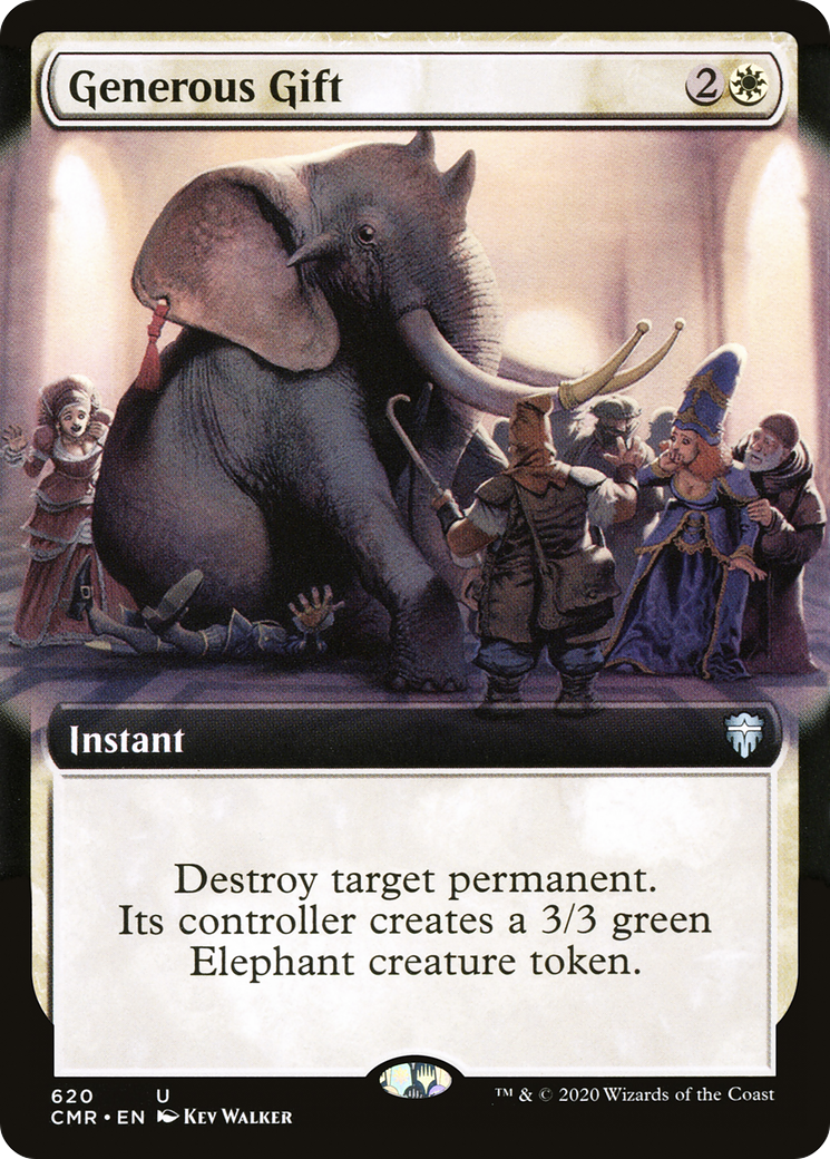 Generous Gift (Extended Art) (CMR-620) [Commander Legends]