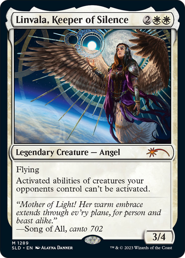 Linvala, Keeper of Silence (SLD-1289) [Secret Lair Drop]