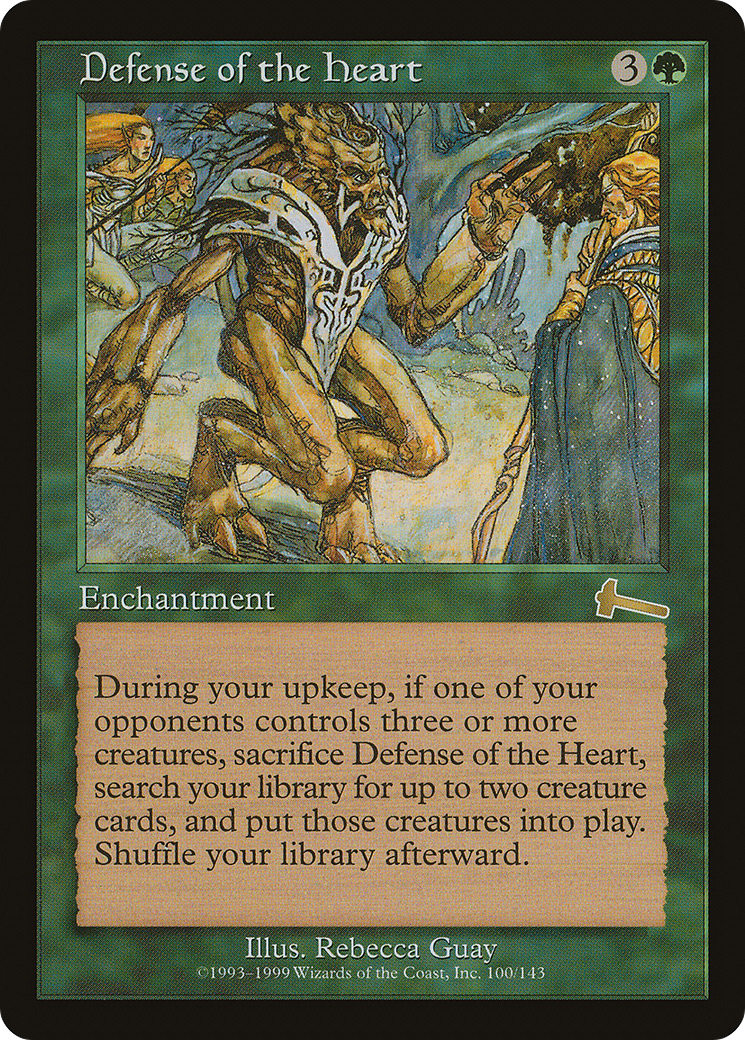 Defense of the Heart (ULG-100) [Urza's Legacy] Foil