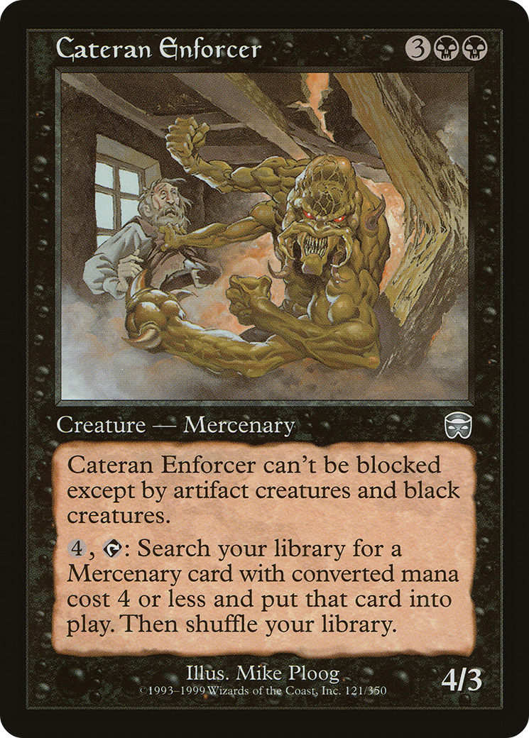 Cateran Enforcer (MMQ-121) [Mercadian Masques] Foil