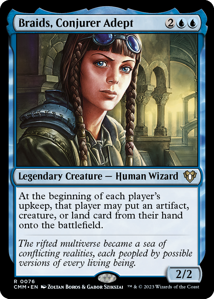 Braids, Conjurer Adept (CMM-076) [Commander Masters] Foil