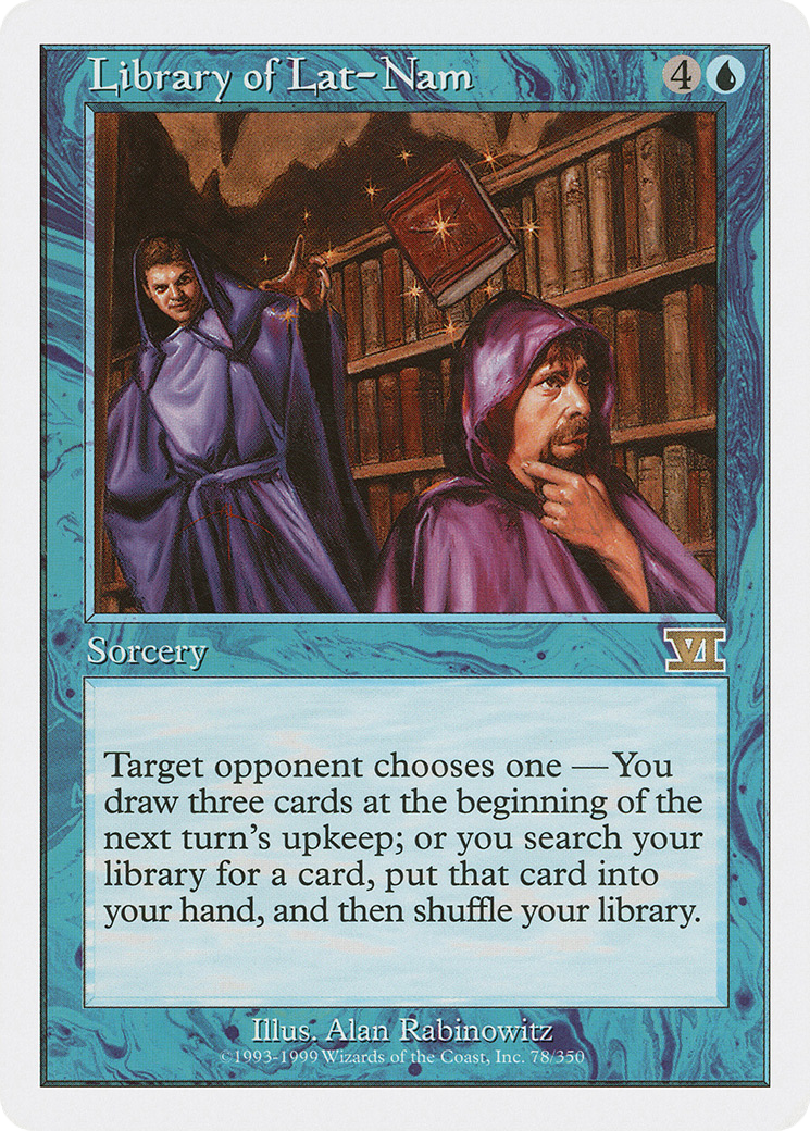 Library of Lat-Nam (6ED-078) [Classic Sixth Edition]