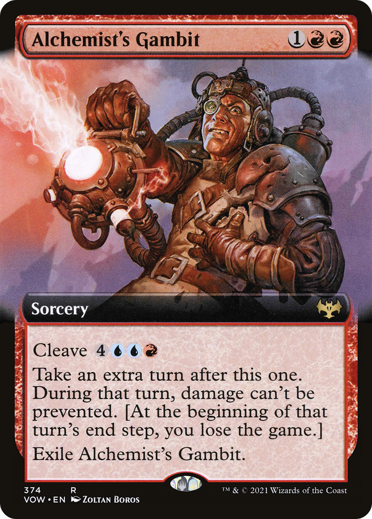 Alchemist's Gambit (Extended Art) (VOW-374) [Innistrad: Crimson Vow] Foil