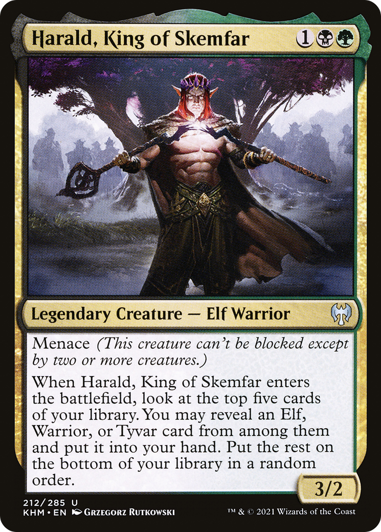 Harald, King of Skemfar (KHM-212) [Kaldheim]
