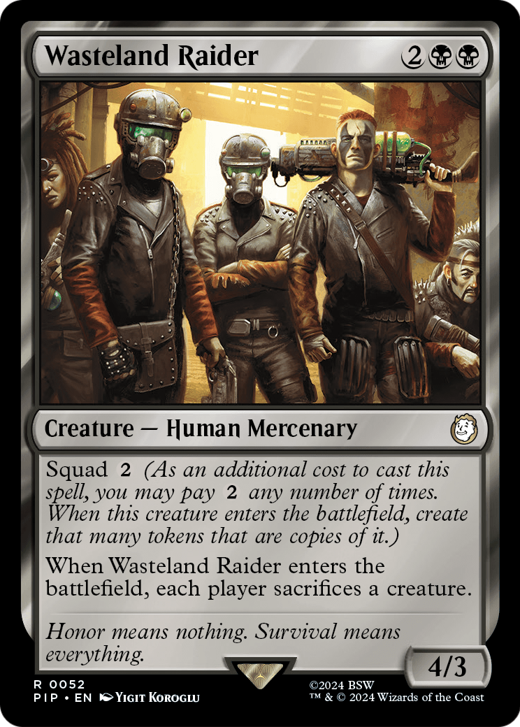 Wasteland Raider (PIP-052) [Fallout]
