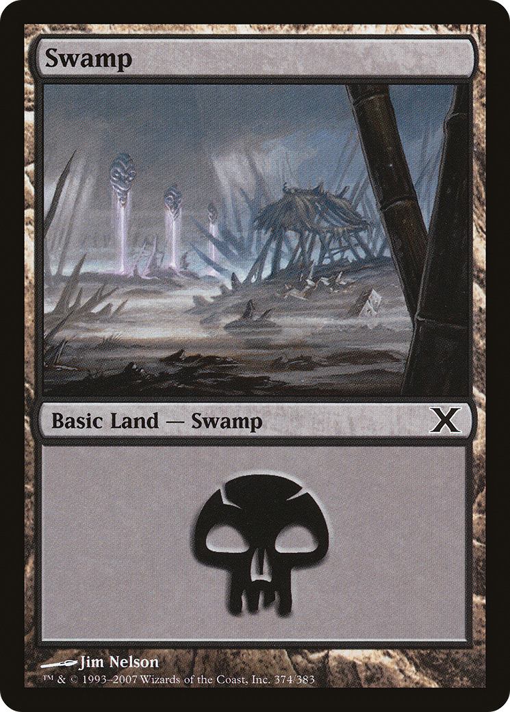 Swamp (10E-374) [Tenth Edition] Foil