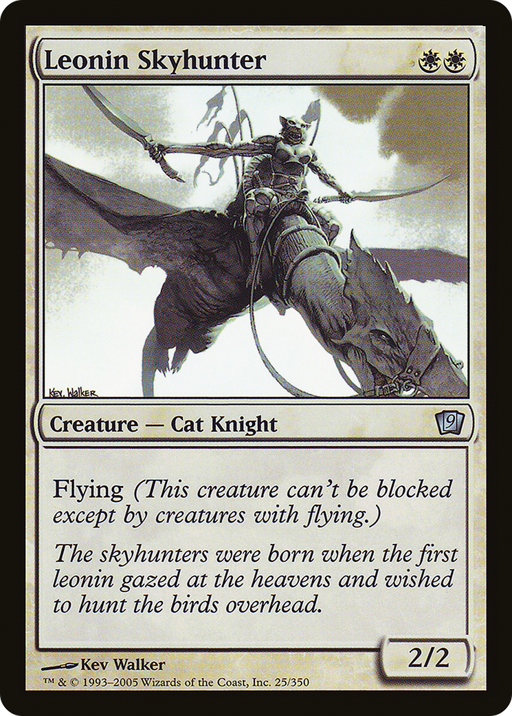 Leonin Skyhunter (9ED-025) [9th Edition] Foil