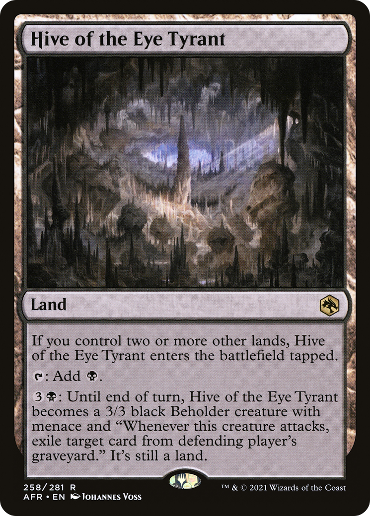 Hive of the Eye Tyrant (AFR-258) [Adventures in the Forgotten Realms] Foil