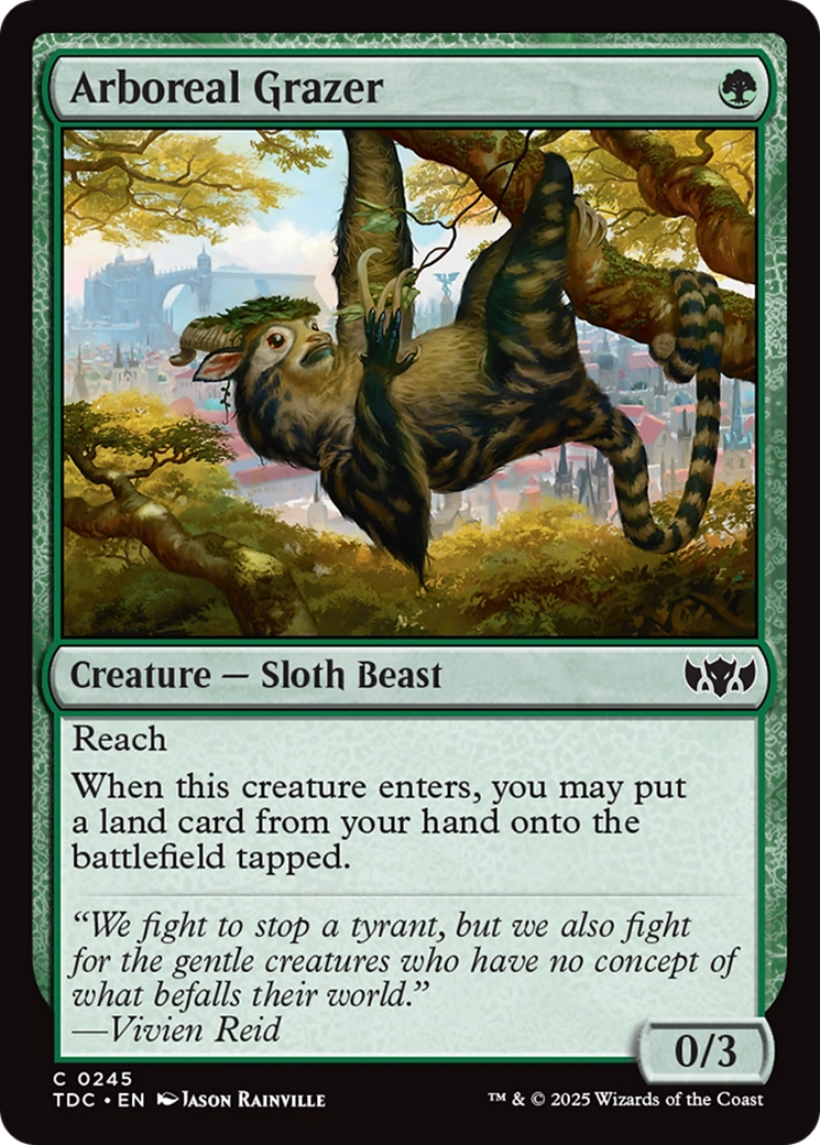 Arboreal Grazer (TDC-245) [Commander: Tarkir: Dragonstorm]